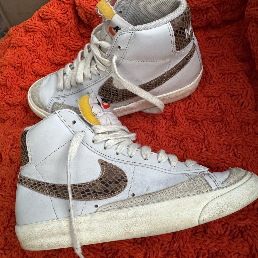 Nike Snakeskin Blazers